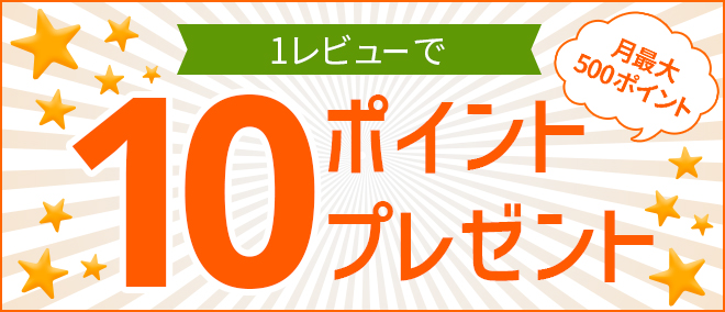 レビューポイントプレゼント