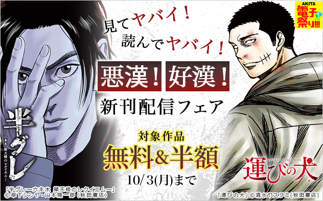 見てヤバイ!読んでヤバイ!悪漢!好漢!フェア