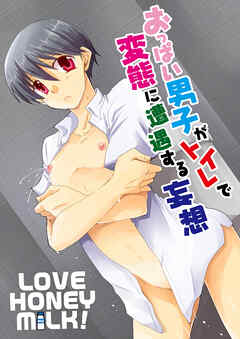 おっぱい男子がトイレで変態に遭遇する妄想