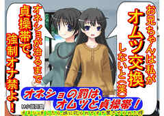 オネショの罰は、オムツと貞操帯！