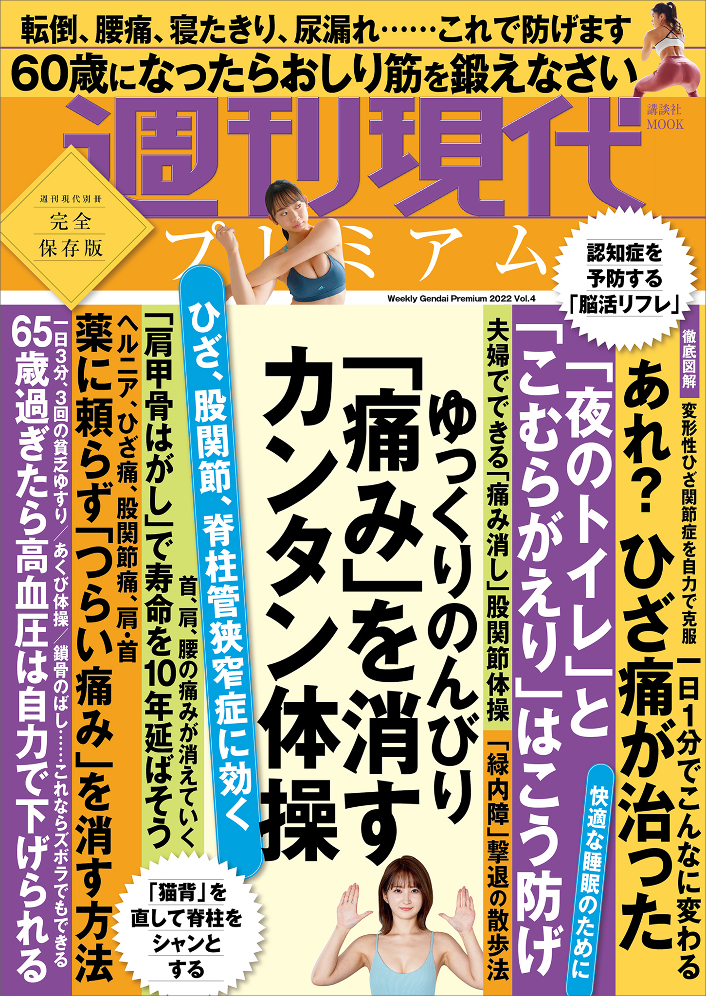 週刊現代別冊 週刊現代プレミアム ２０２２ ｖｏｌ ４ ひざ 股関節 脊柱管狭窄症に効く ゆっくりのんびり 痛み を消すカンタン体操 週刊現代 漫画 無料試し読みなら 電子書籍ストア ブックライブ