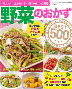 ワン・クッキングムック 野菜のおかずBEST500