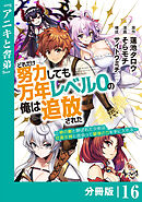 どれだけ努力しても万年レベル０の俺は追放された～神の敵と呼ばれた少年は、社畜女神と出会って最強の力を手に入れる～【分冊版】（ノヴァコミックス）１６