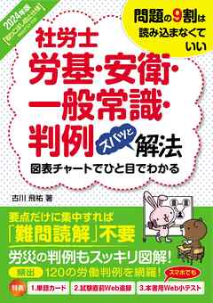 2024年版 社労士労基・安衛・一般常識・判例ズバッと解法【取りこぼし防止仕様 Webテスト付き】