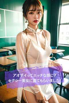 アオザイってエッチな感じ？セクシー美女に着てもらいました！