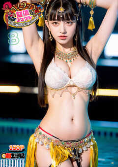 AIベリーダンス！サンバ！サンバ！女体を彩るコスプレ黒髪清純アイドル風の娘だけを俺のカメラが狙う！Vol.008