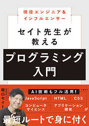 現役エンジニア＆インフルエンサー　セイト先生が教えるプログラミング入門