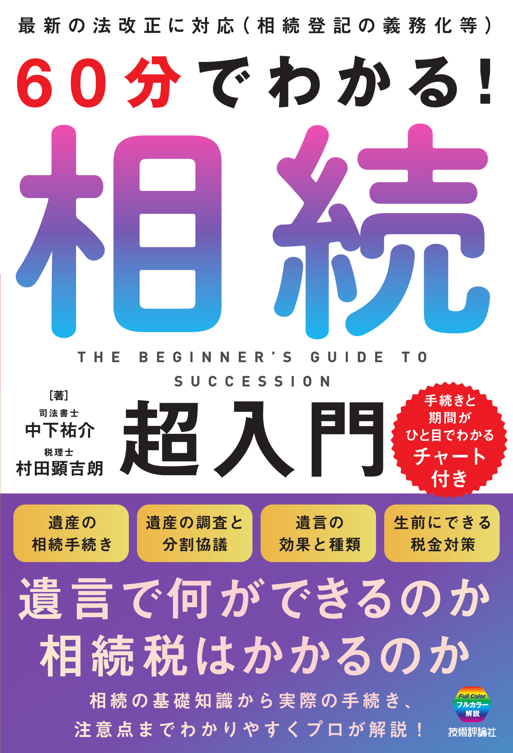 60分でわかる！ 相続 超入門 - 中下祐介/村田顕吉朗 - ビジネス・実用 
