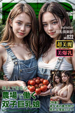 美人で有名な農場で働く双子巨乳娘【BigTitsClub】【vol.022】