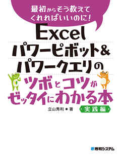 Excel パワーピボット＆パワークエリのツボとコツがゼッタイにわかる本　実践編