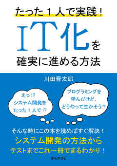 たった1人で実践！IT化を確実に進める方法10分で読めるシリーズ
