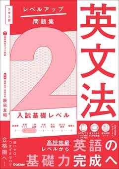 大学入試 レベルアップ問題集 英文法 2 入試基礎レベル