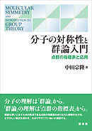 分子の対称性と群論入門　点群の指標表と応用