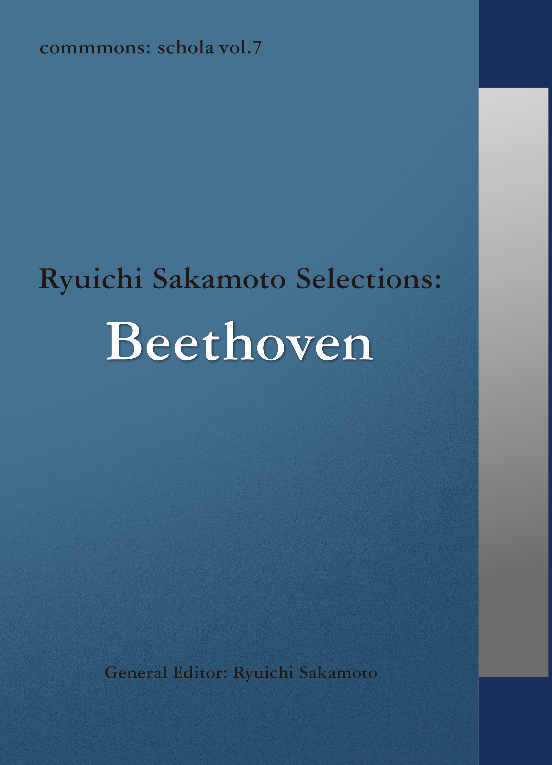 commmons: schola vol.7 Ryuichi Sakamoto Selections:Beethoven