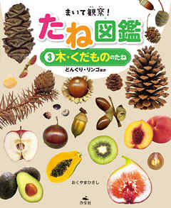 まいて観察！ たね図鑑 3木・くだもののたね どんぐり・リンゴほか