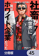 社畜が異世界に飛ばされたと思ったらホワイト企業だった【分冊版】　45