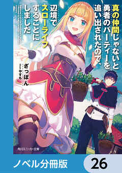 真の仲間じゃないと勇者のパーティーを追い出されたので、辺境でスローライフすることにしました【ノベル分冊版】　26