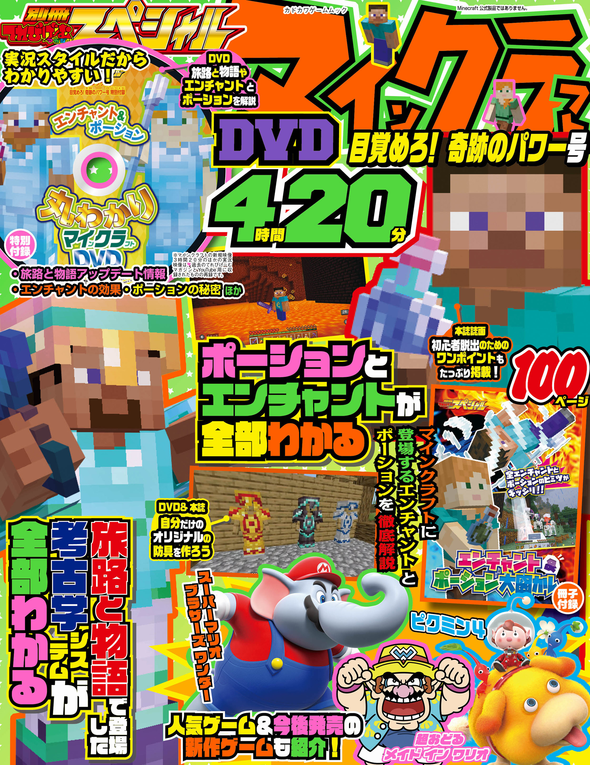 マリオ 冊子 実況動画DVDてれびげーむマガジン 11-12月号 付録 ④