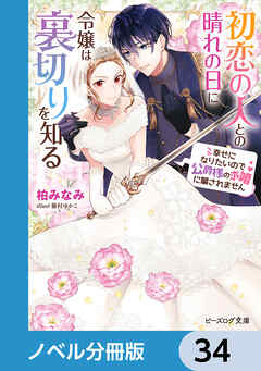 初恋の人との晴れの日に令嬢は裏切りを知る【ノベル分冊版】　34