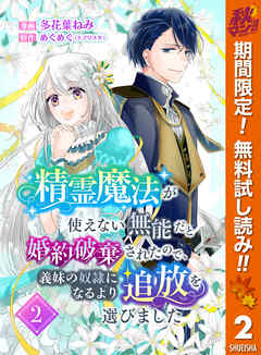 【期間限定　無料お試し版】精霊魔法が使えない無能だと婚約破棄されたので、義妹の奴隷になるより追放を選びました