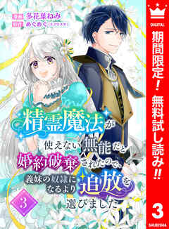 【期間限定　無料お試し版】精霊魔法が使えない無能だと婚約破棄されたので、義妹の奴隷になるより追放を選びました