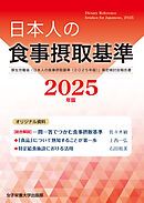 日本人の食事摂取基準（2025年版） 厚生労働省「日本人の食事摂取基準（2025年版）」策定検討会報告書