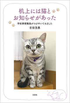 机上には猫とお知らせがあった 学校事務職員がつぶやいてみました