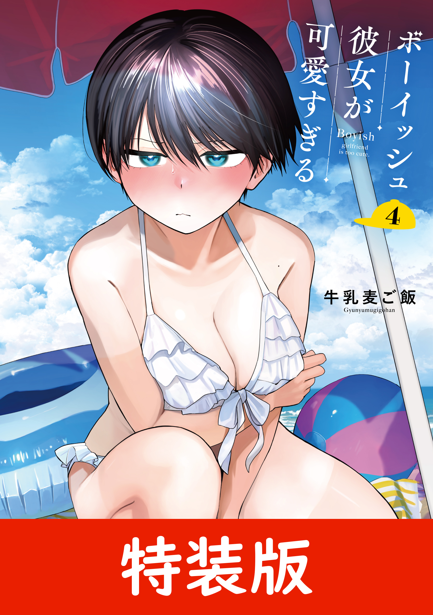 ☆特典17点＋1付き[牛乳麦ご飯] ボーイッシュ彼女が可愛すぎる1-4巻+特装版 ボーイッシュ彼女が可愛すぎる 4巻特装版 小冊子付き - 牛乳麦ご飯