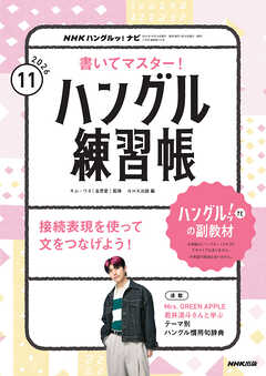 ＮＨＫテレビ ハングルッ！ ナビ 書いてマスター！ハングル練習帳  2026年11月号