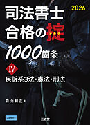 司法書士 合格の掟1000箇条Ⅳ 2026 民訴系３法・憲法・刑法