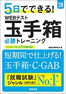 ２８年度版　５日でできる！　WEBテスト玉手箱　必勝トレーニング