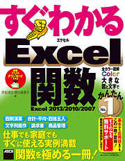 すぐわかる Excel関数　Excel 2013/2010/2007