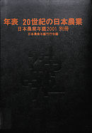 日本農業年鑑〈2001年版〉別冊　年表　20世紀の日本農業