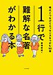 １行で難解な名著がわかる本　現代とつなげてエッセンスをつかむ50冊