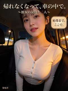 帰れなくなって、車の中で。 ～彼女の友達と二人～