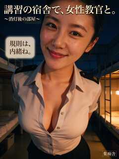 講習の宿舎で、女性教官と。 ～消灯後の部屋～