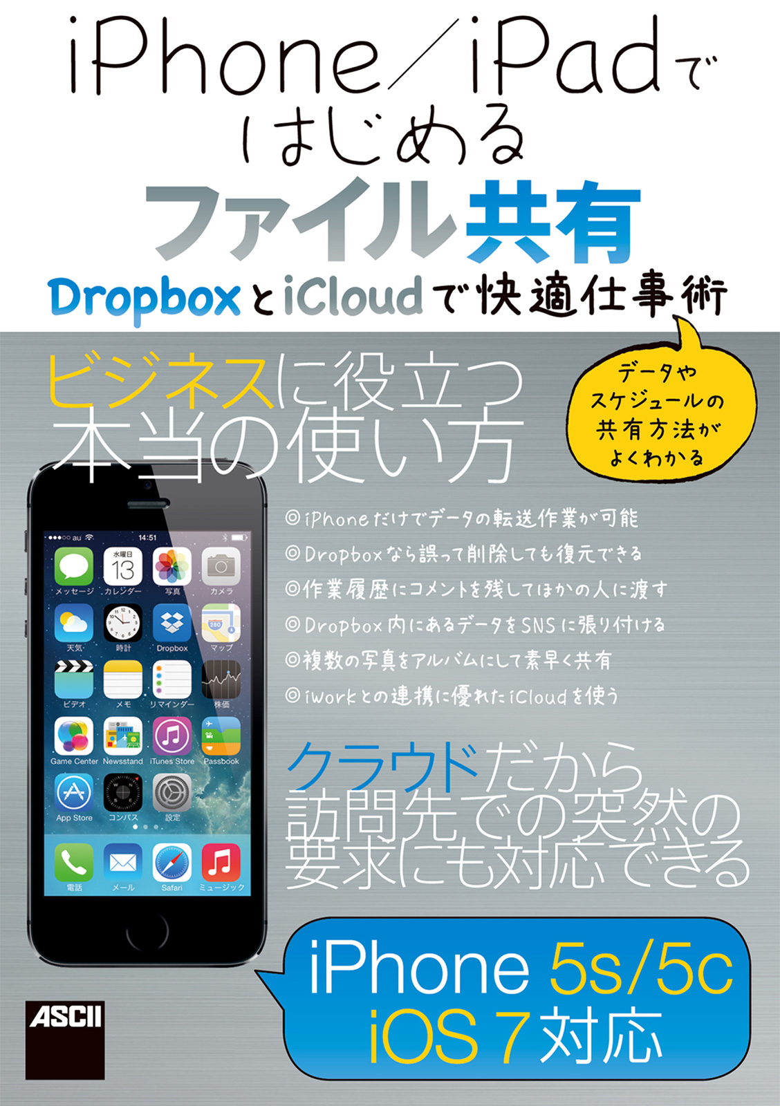 Iphone Ipadではじめるファイル共有 ｄｒｏｐｂｏｘとｉｃｌｏｕｄで快適仕事術 漫画 無料試し読みなら 電子書籍ストア ブックライブ