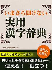 いまさら聞けない　実用漢字辞典