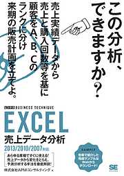 EXCEL売上データ分析 ［ビジテク］ 2013/2010/2007対応