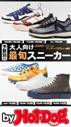 バイホットドッグプレス 予算別　大人向け最旬スニーカー 2019年3/8号