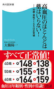 高血圧のほとんどは薬はいらない！　５０歳・男性で１５５は正常値