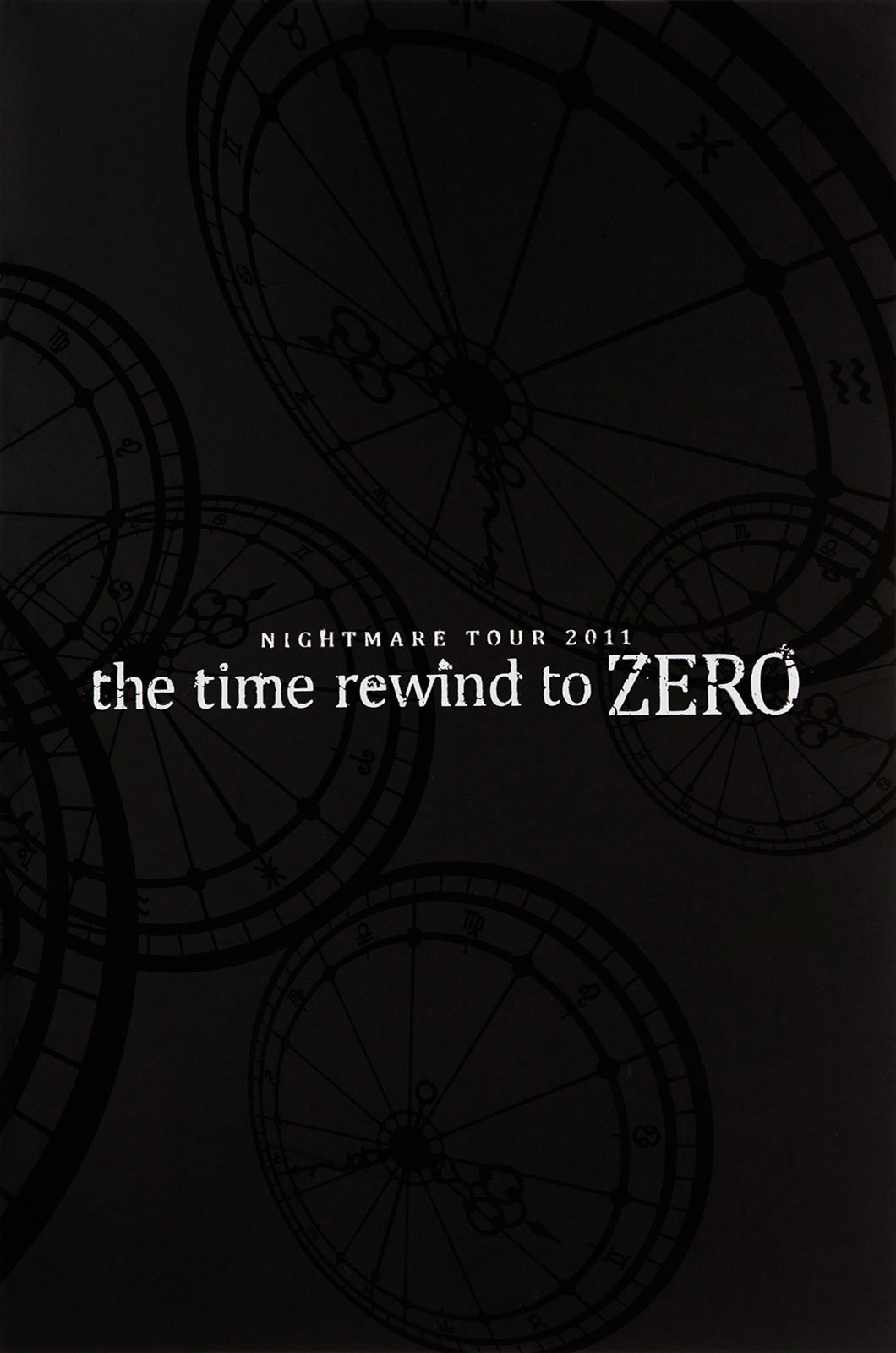 ナイトメア公式ツアーパンフレット 2011 TOUR 2011 the time rewind to