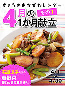 きょうのおかずカレンダー ４月の献立　その1