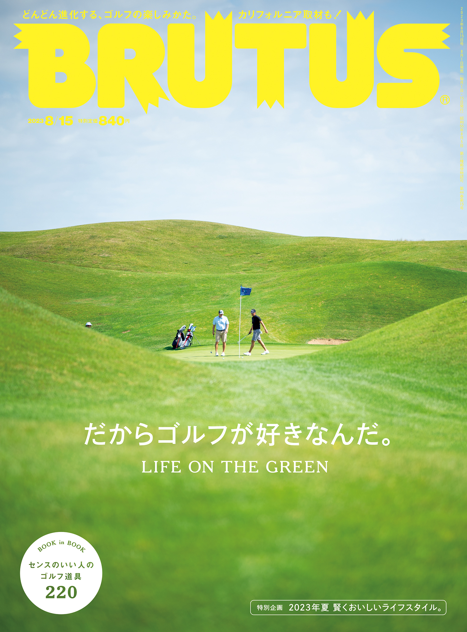 BRUTUS(ブルータス)2022年8月15日号 2021年4月15日号 2冊 - 趣味