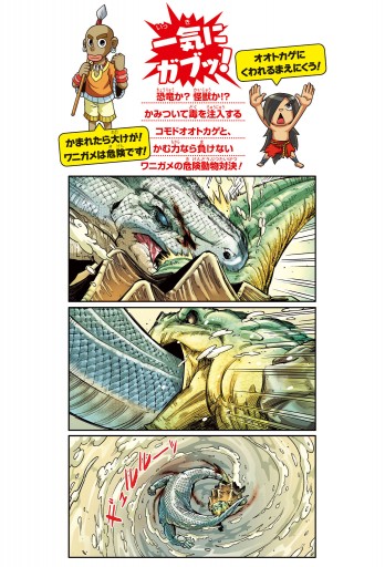 どっちが強い オオトカゲvsワニガメ 強烈 かみつきバトル 漫画 無料試し読みなら 電子書籍ストア ブックライブ どっちが強い オオトカゲvsワニガメ 強烈 かみつきバトル 漫画 無料試し読みなら 電子書籍ストア ブックライブ