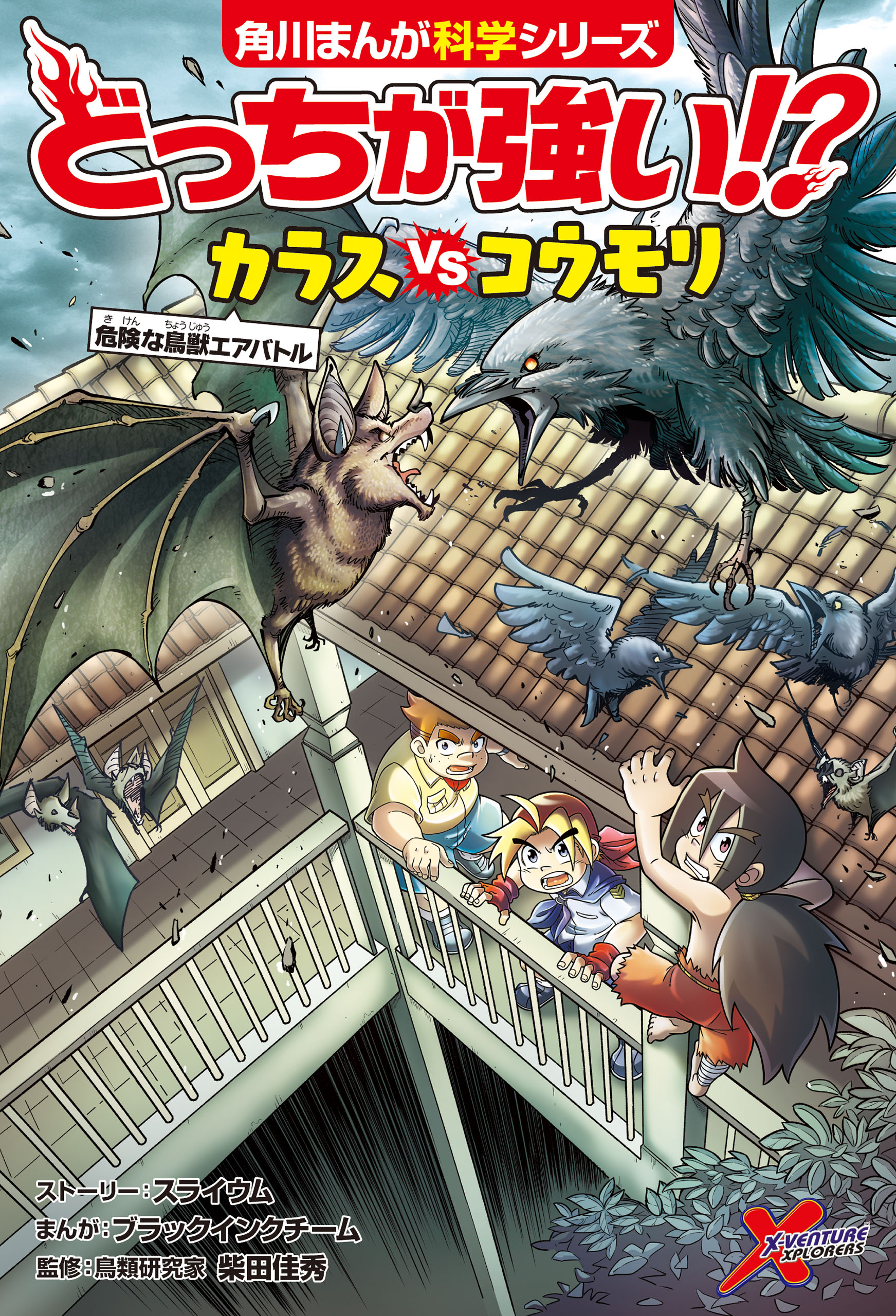 どっちが強い カラスｖｓコウモリ 危険な鳥獣エアバトル 漫画 無料試し読みなら 電子書籍ストア ブックライブ