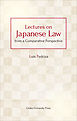 Lectures on Japanese Law from a Comparative Perspective