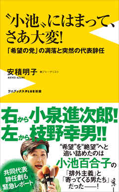 “小池”にはまって、さあ大変！ - 「希望の党」の凋落と突然の代表辞任 -