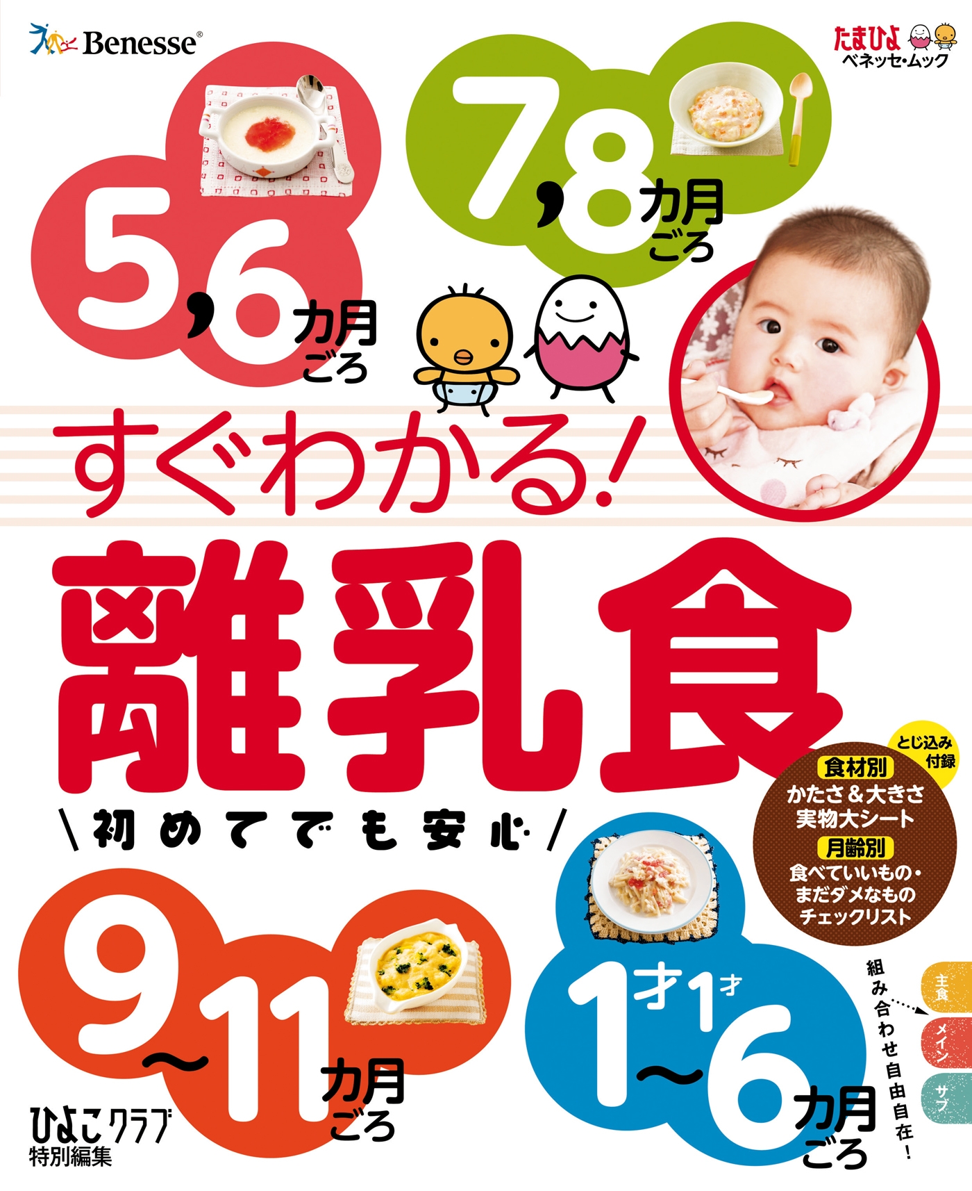 月齢ごとに「見てわかる!」離乳食新百科 : 5カ月～1才6カ月ごろまで