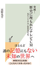 発掘！　歴史に埋もれたテレビCM～見たことのない昭和30年代～